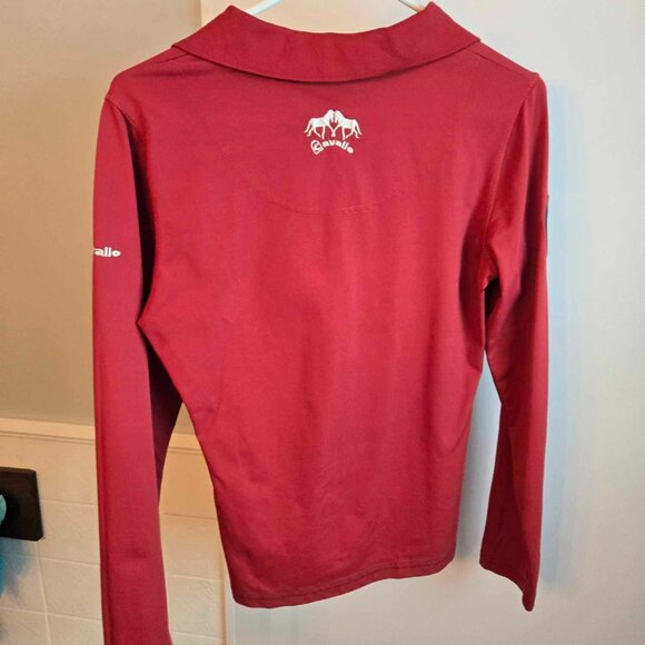 Cavallo technical fabric long sleeve equestrian shirt - ladies size USA 8 - Picture 5 of 10